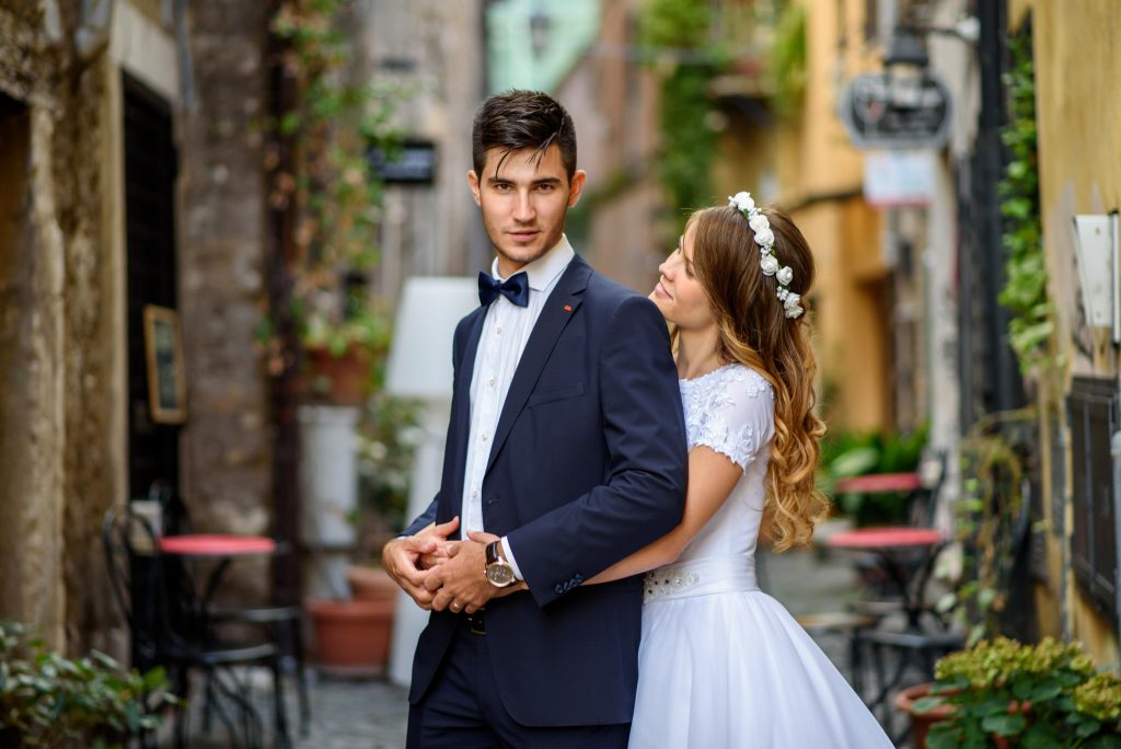 Romanian Wedding Photos in Rome Italy