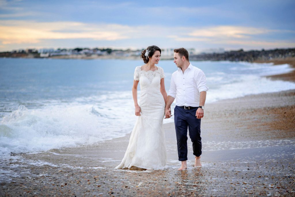 Englis Wedding Photo Session in Milford On Sea